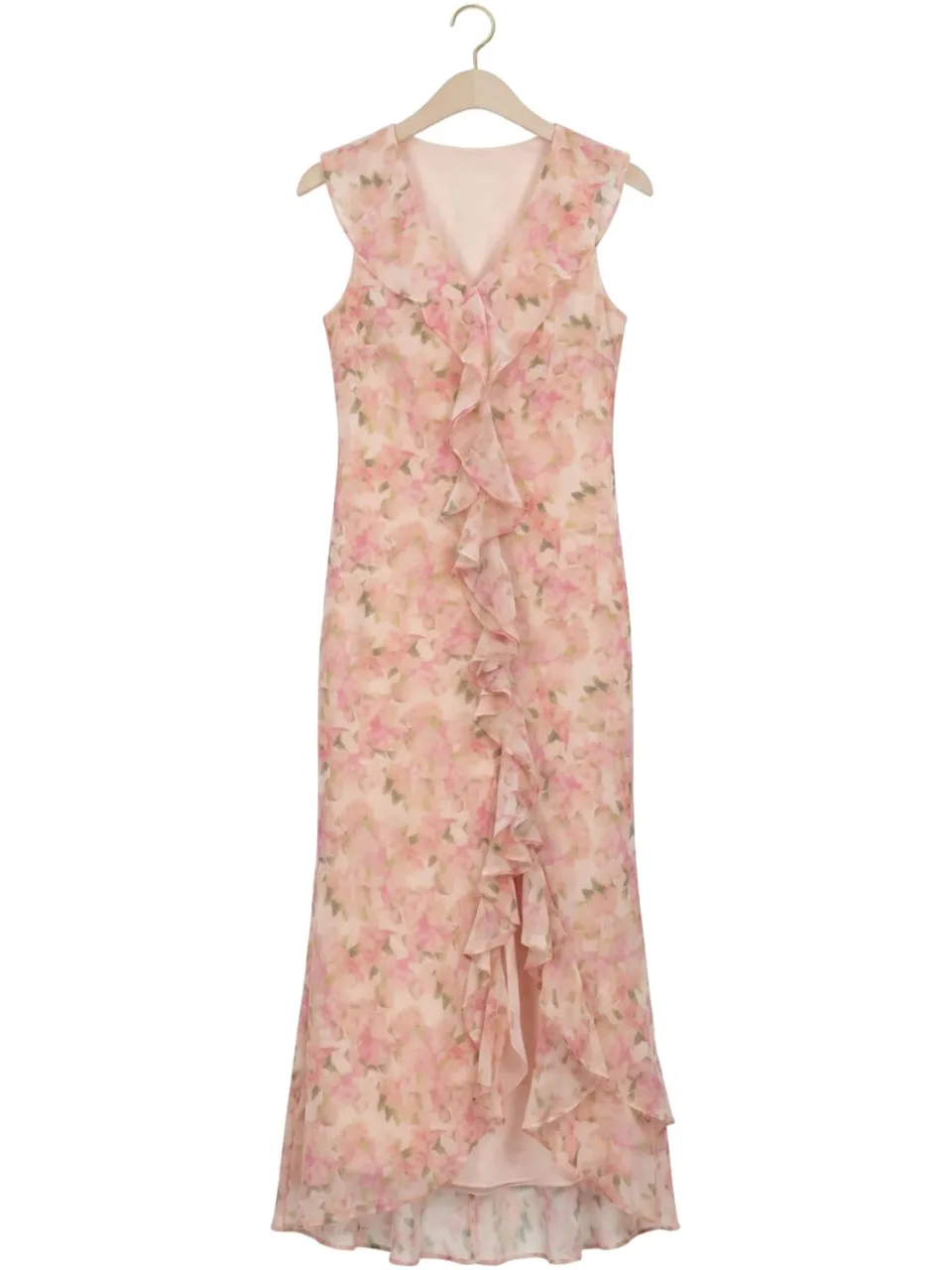 NEO NOIR Dames Jurken Zella Chiffon Print Dress - Roze, foto 2