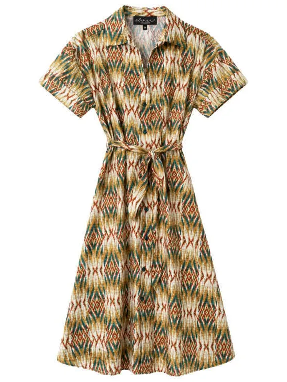 Elvira Collections blousejurk groen, foto 2