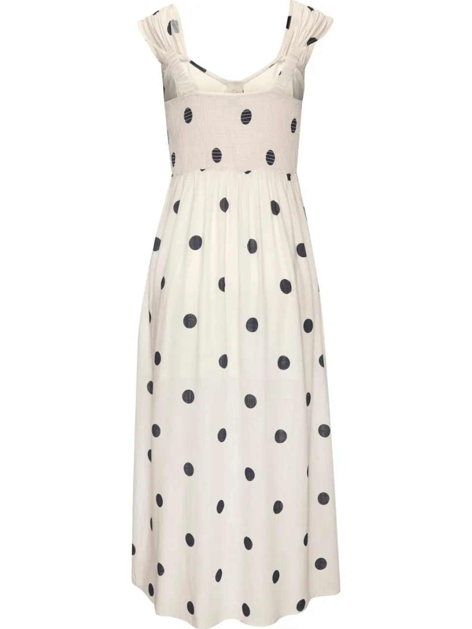 Maxi-jurk beige/zwart gestippeld, foto 2