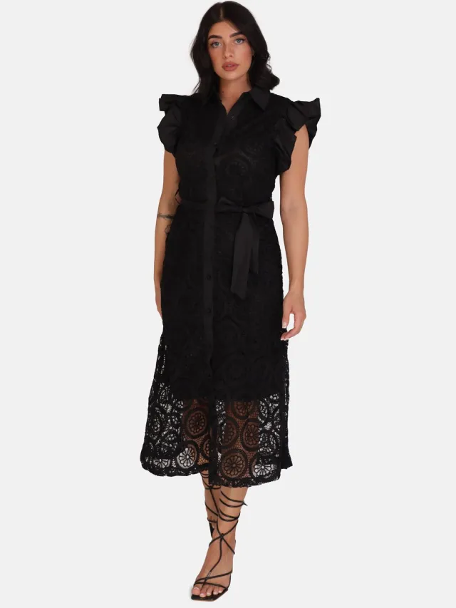 Elara Sommer Kleid Schwarz