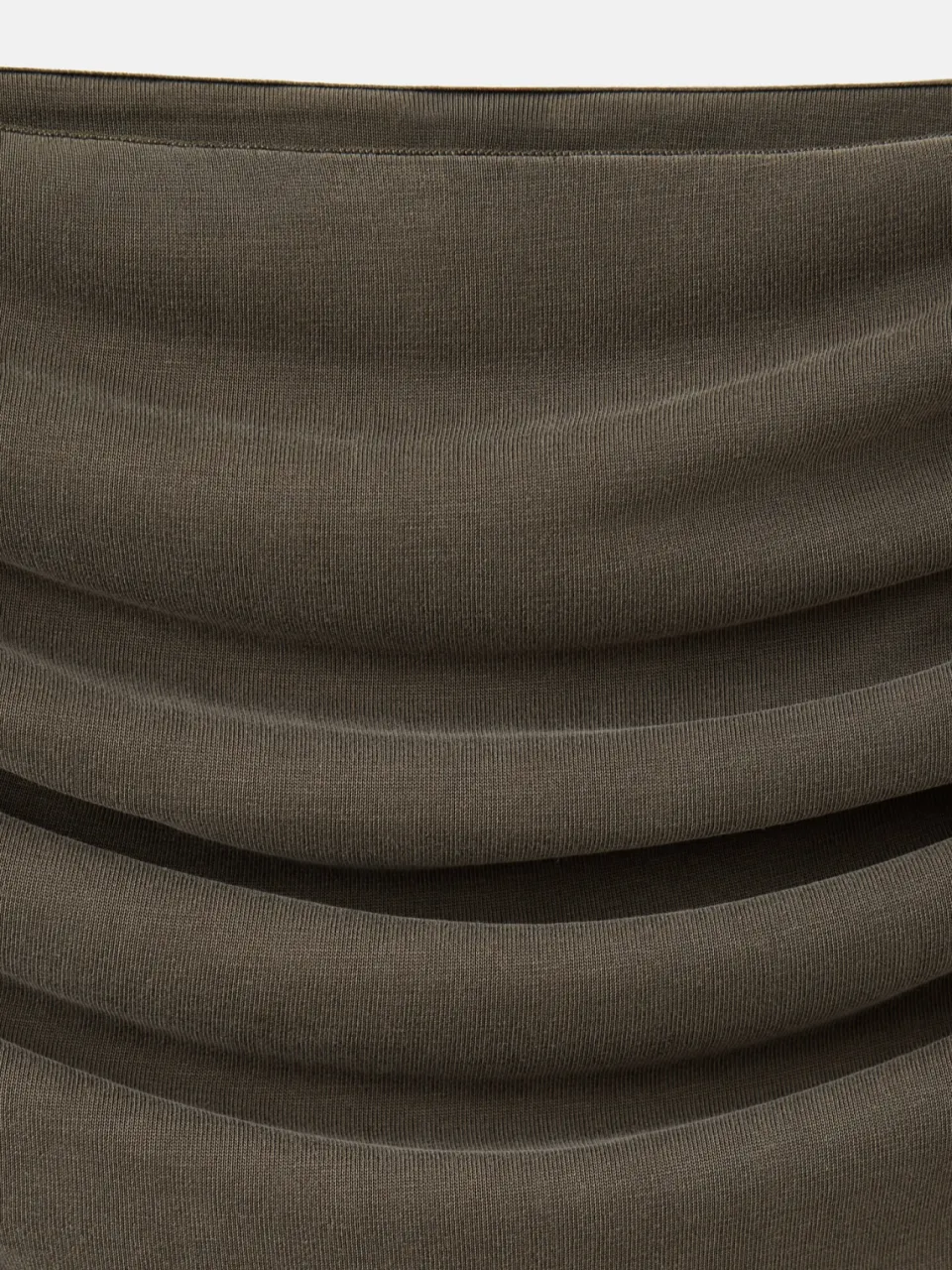 Mango strapless midi jurk - bruin, foto 6