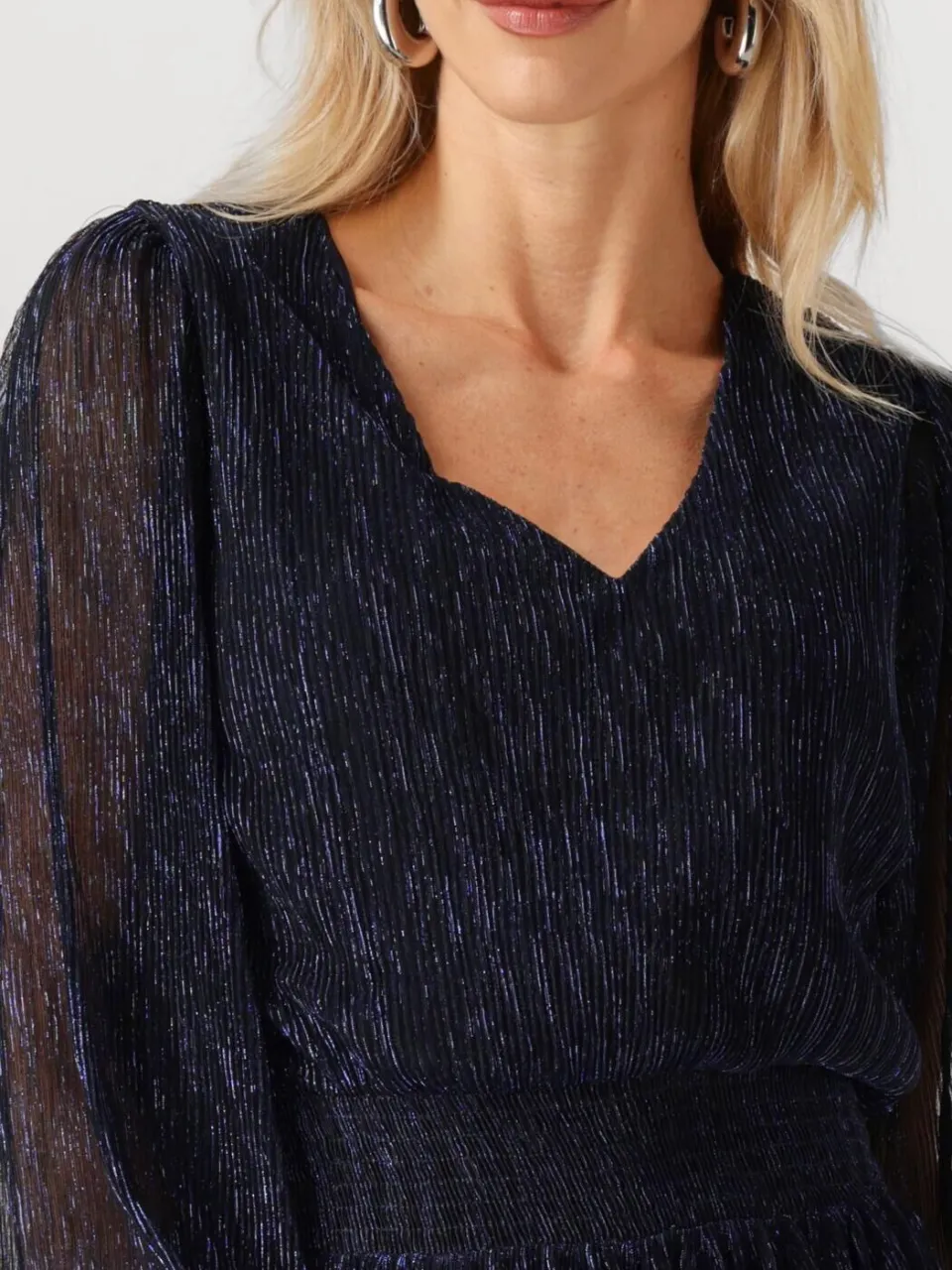 MINUS Dames Jurken Mavena Short Dress - Donkerblauw, foto 4