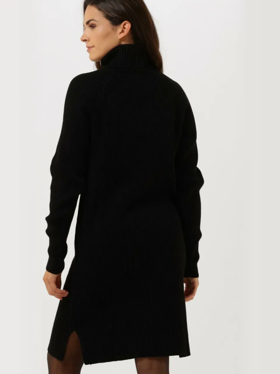 Minus Dames Jurken Ava Knit Turtleneck Dress - Zwart, foto 3