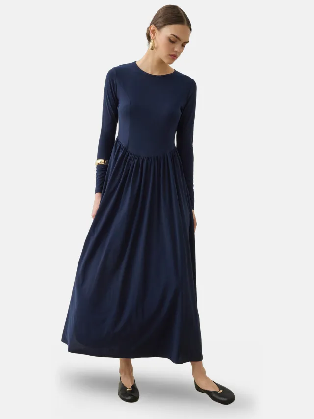 Refka Modest Dress Refka Marineblauw