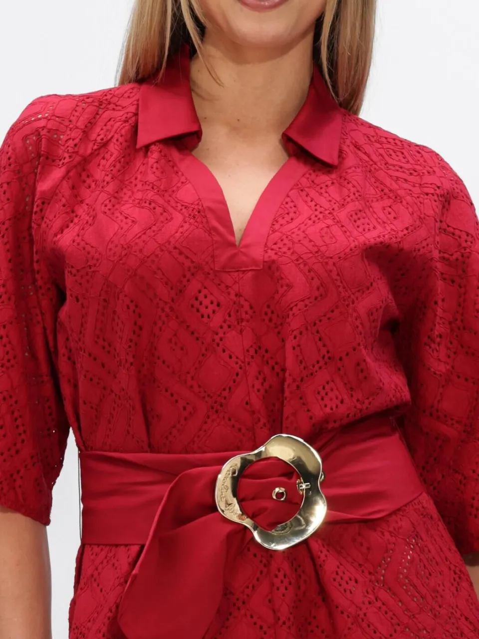 Caroline Biss Dames Jurken 1155 - Rood, foto 4