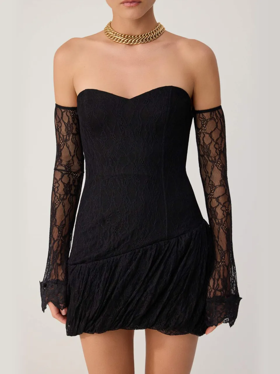 Trendyol TRENDYOLMİLLA Dames Zwart Effen Kort / Mini Mouwloos Bodycon Jurken, foto 2