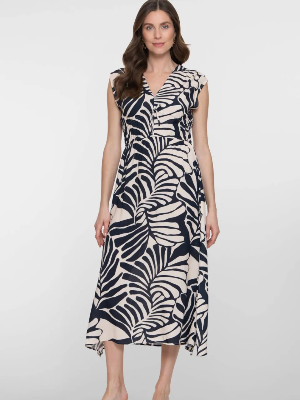 Geisha zomerjurk donkerblauw donkerblauw/ecru, foto 3