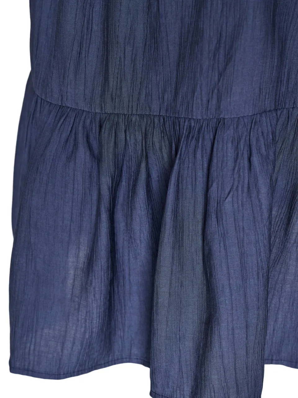 Zizzi viscose zomerblousejurk Plus Size - donkerblauw, foto 5