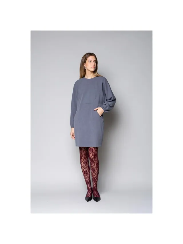 Kaos Collezioni Korte Jurk Kaos Collezioni SI1CO036-0012 Grijs