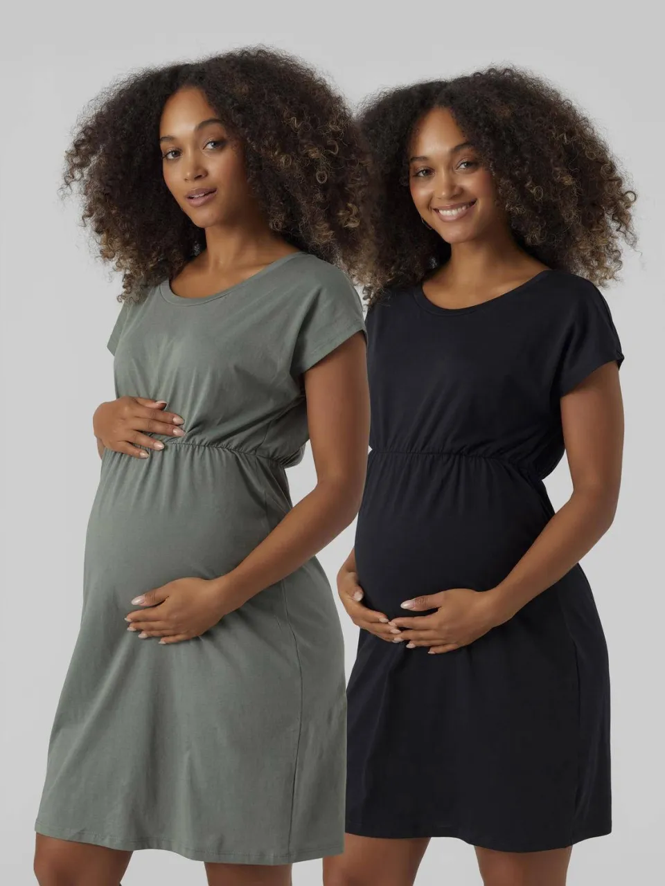 Vero Moda Maternity VMMLUNA zwangerschapsjurk zwart
