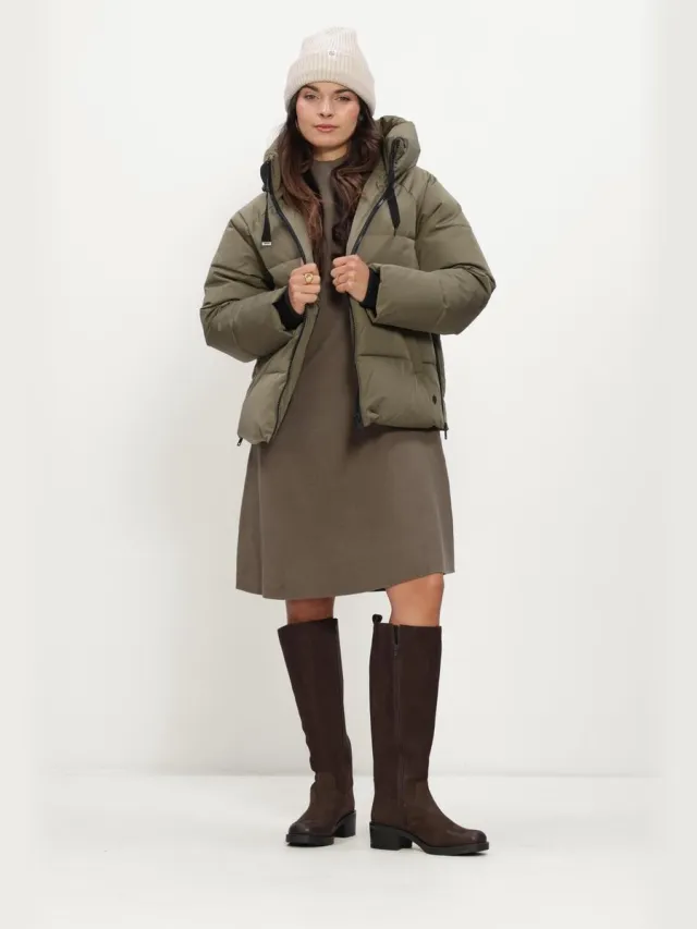 MSCH Copenhagen Mschmercy East M Dress Dames - Jurk - Khaki