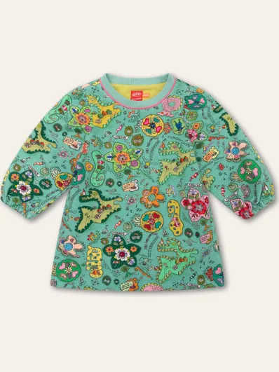 Oilily Dexiette jurk Veelkleurig