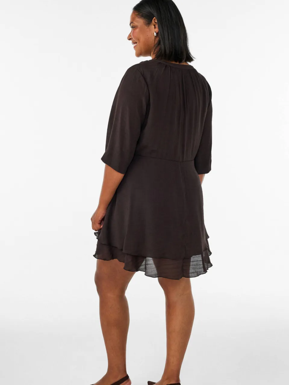 Zizzi A-lijn jurk Plus Size - donkerblauw, foto 3