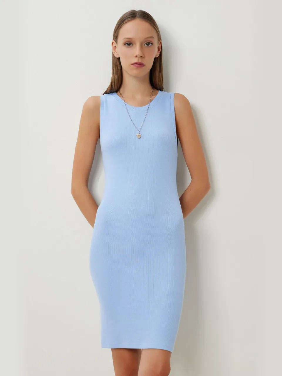 Happiness Istanbul Bodycon Mini-jurk bordeauxrood, foto 2