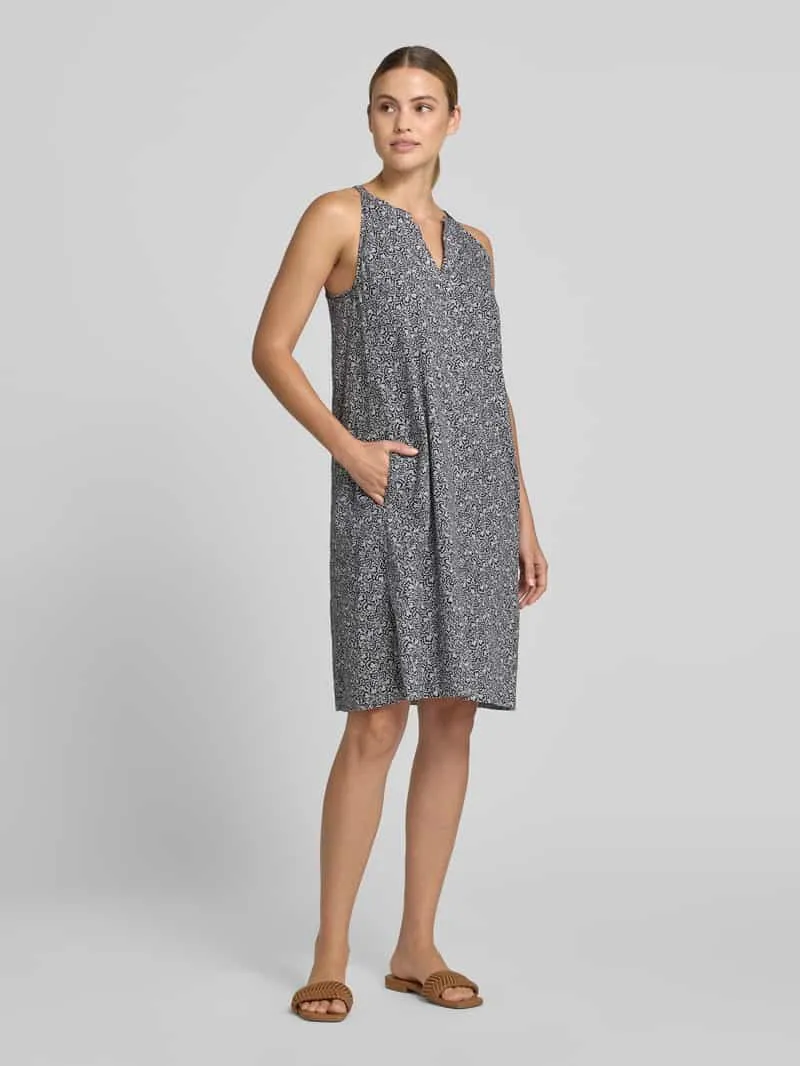 Marc O'Polo loose fit vrijetijdsjurk van puur katoen Marineblauw