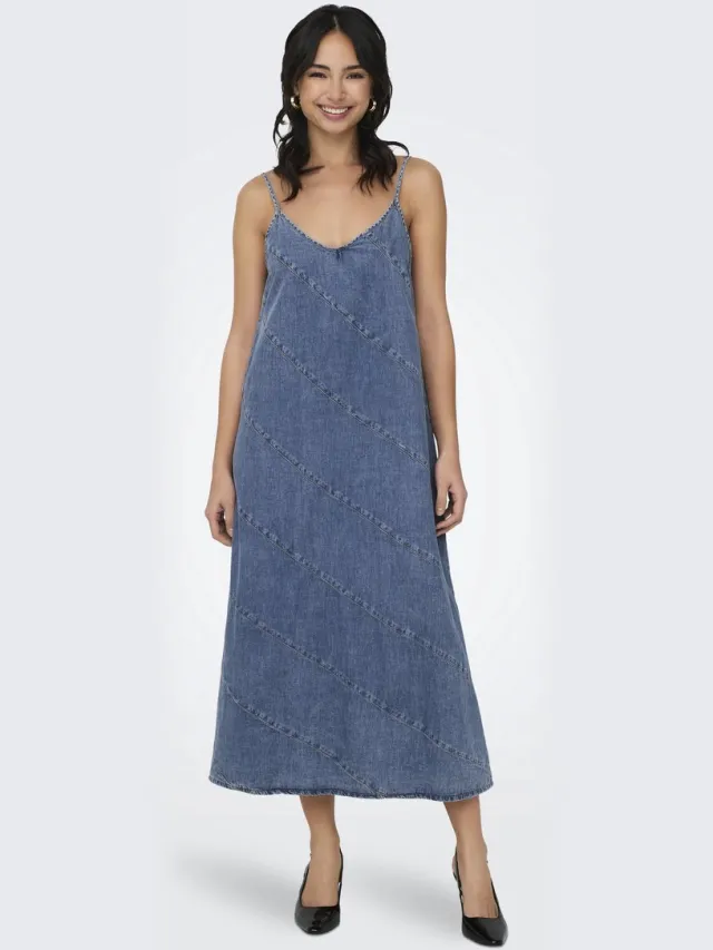 Only ONLDIA SL CUT DNM DRESS YOK344 NOOS - Dames - Mini jurken Light Blue Denim