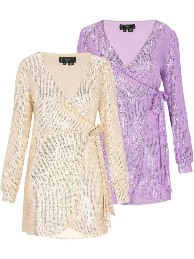 Mo dress 2-Pack Gold & Lilac