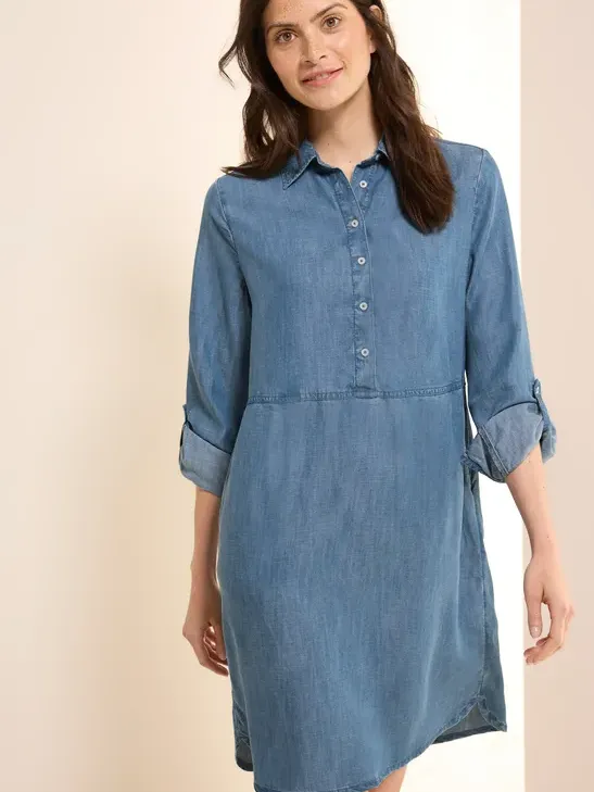 cecil Lyocell jurk Blauw
