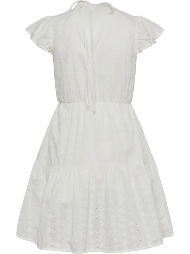 Pieces PCSIA SS DRESS BC Dames Jurk Cloud Dancer