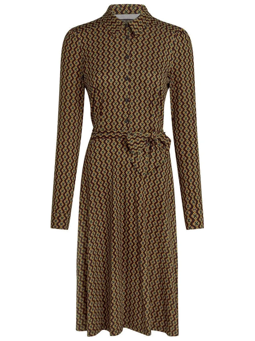 King Louie midi jurk met print - zwart, foto 2