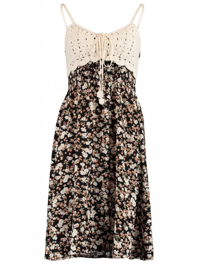 Hailys zomerjurk voor dames - zwart