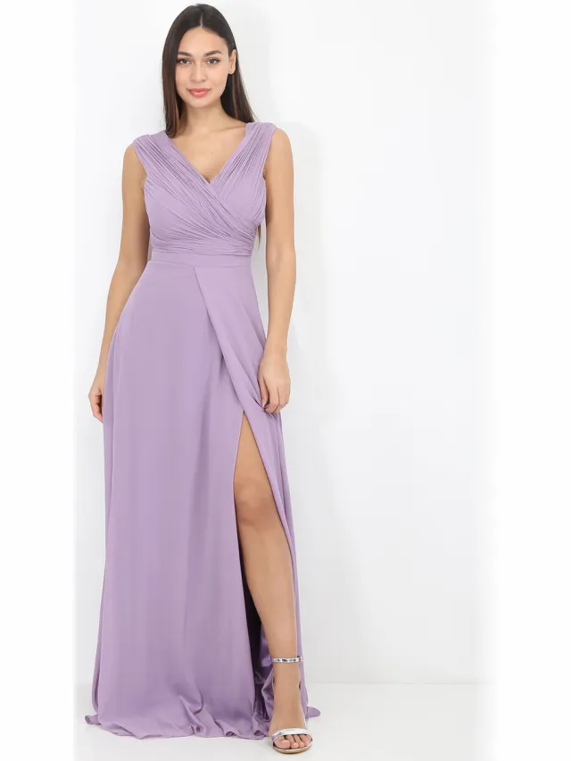 La Modeuse Jurk La Modeuse 61964_P141373 Violet