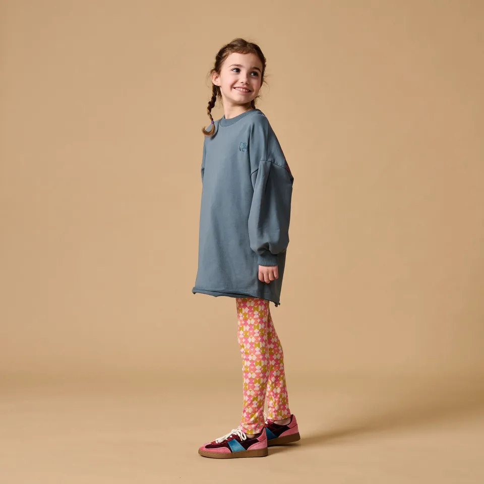 PETIT BLUSH Meisjes Jurken Sweater Dress Iconic - Donkergrijs