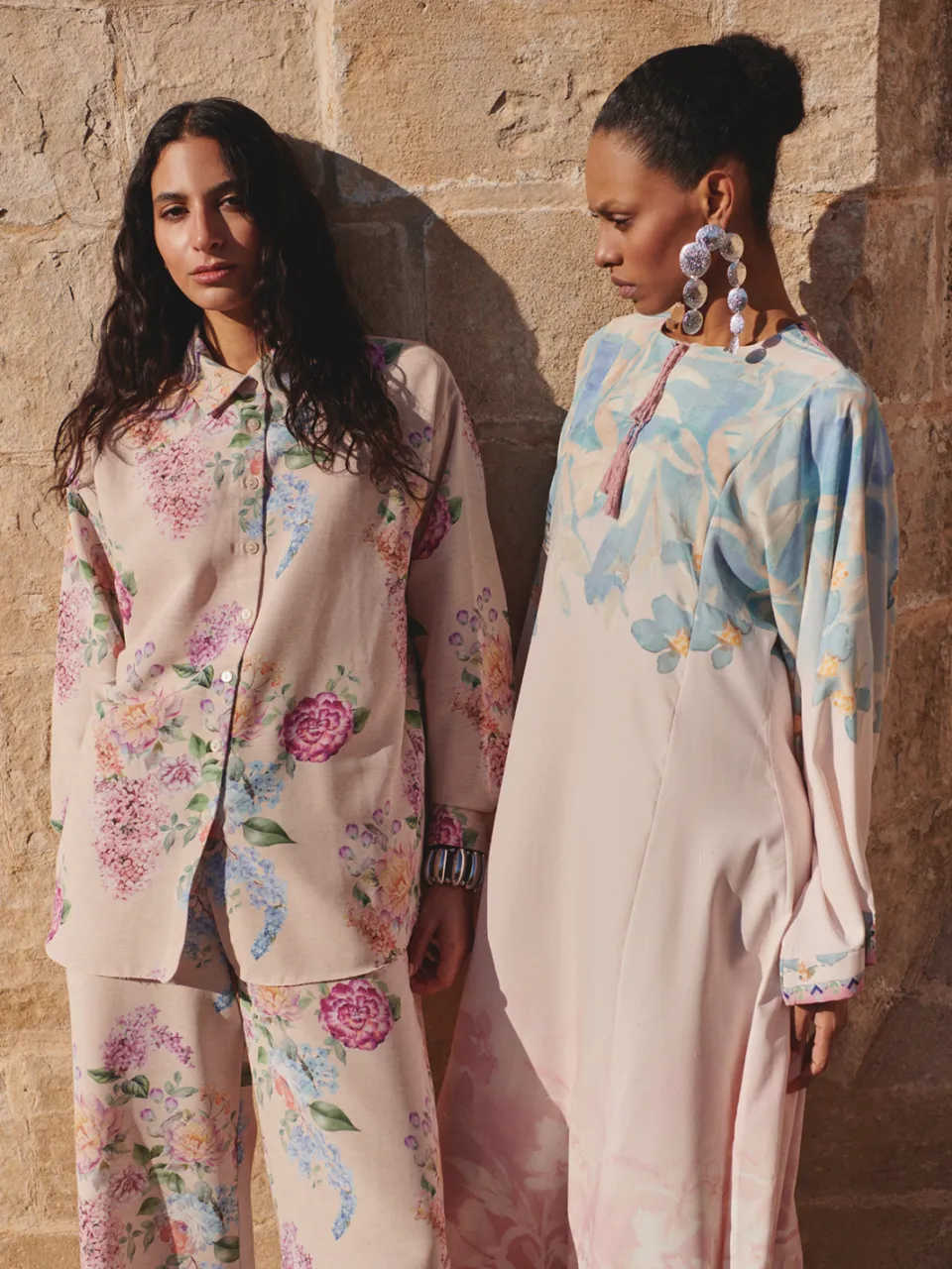 Trendyol Modest Dames Roze Bloemen Maxi Lang Casual A-lijn Modest Jurken, foto 2