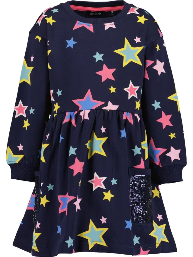 Blue Seven UNICORN Meisjes Jurk blauw