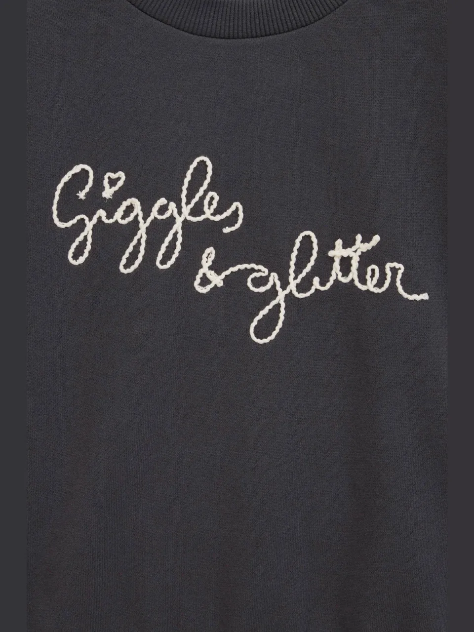WE Fashion midi sweatjurk met tule donkergrijs wit, foto 7