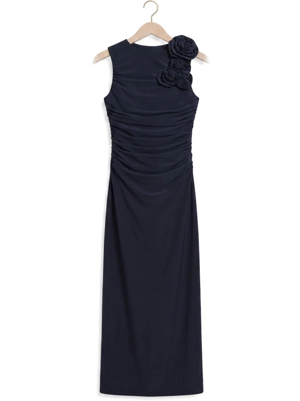 Y.A.S. YAS Dames Jurken Yasdona Sl Long Dress - Show - Donkerblauw, foto 2