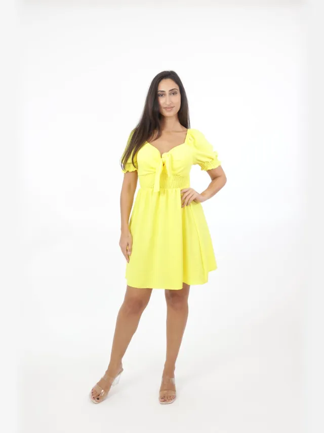 Elara Midikleid Gelb