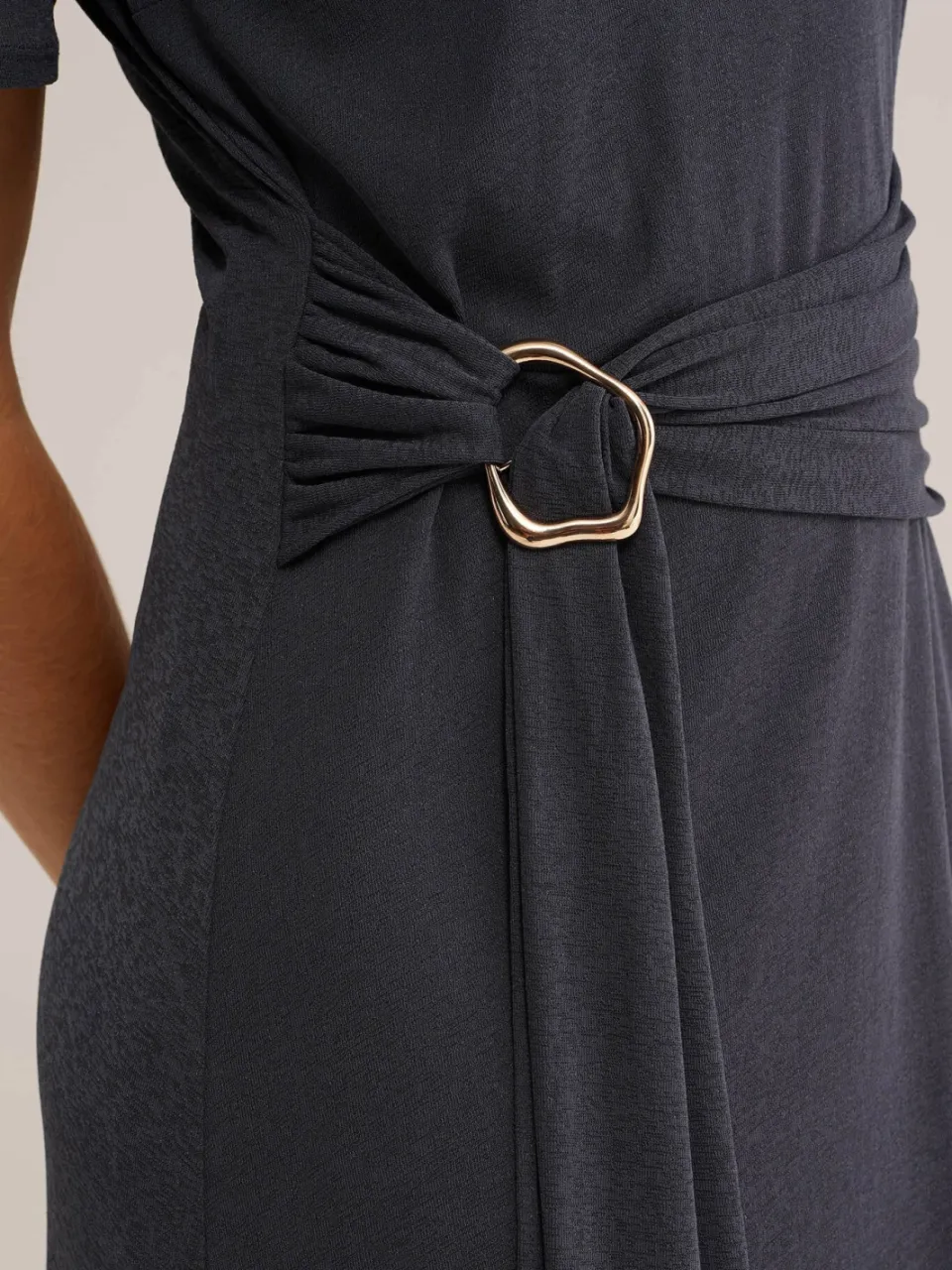 WE Fashion korte jurk - grijsblauw, foto 4