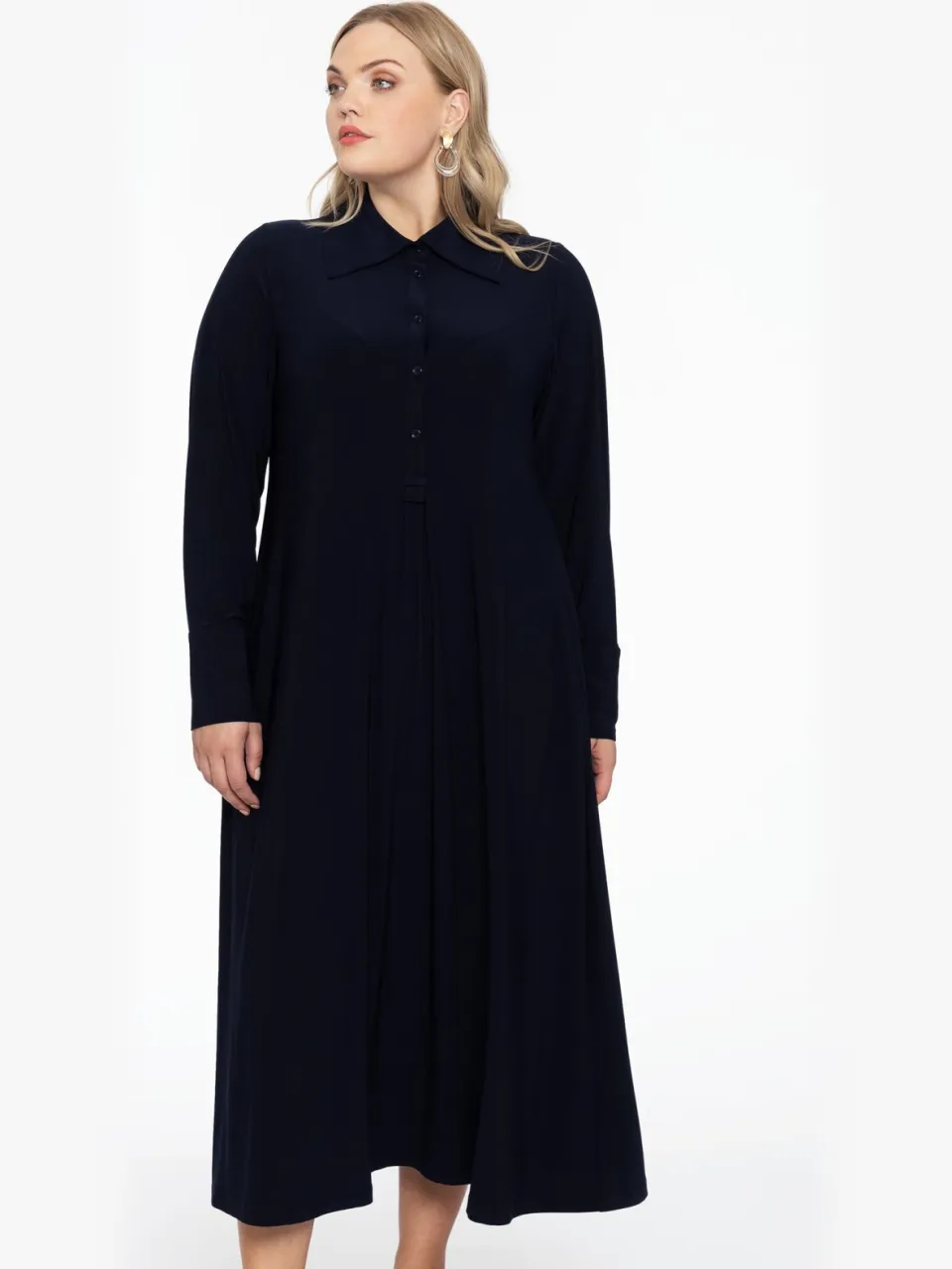Yoek Jurk met zakken | Blauw, foto 2