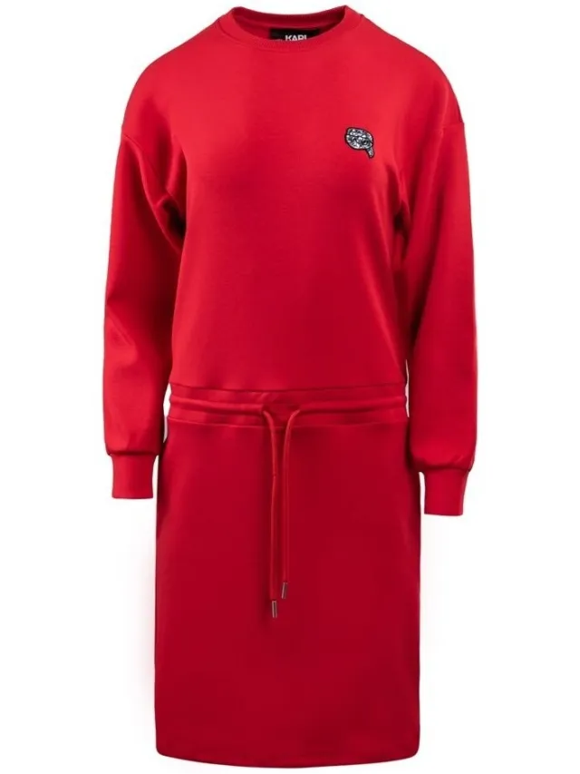 Karl Lagerfeld Midi-jurken Karl Lagerfeld Ikonik Rood