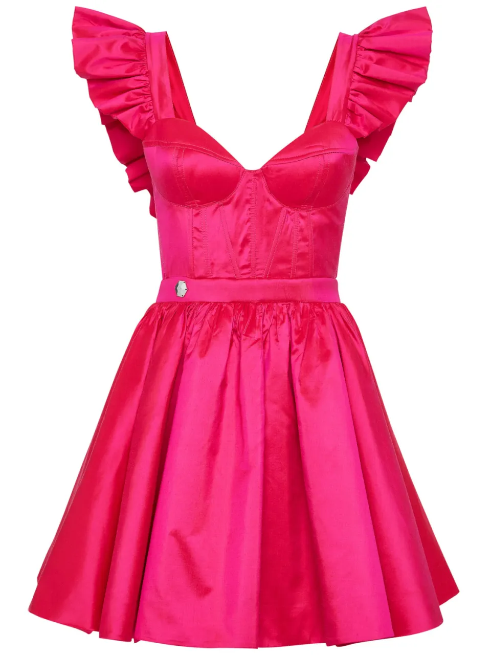Philipp Plein Korte Jurk fuchsia, foto 2