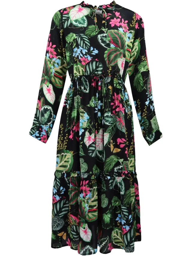 PRINCESS GOES HOLLYWOOD • fleurige jurk • Groen
