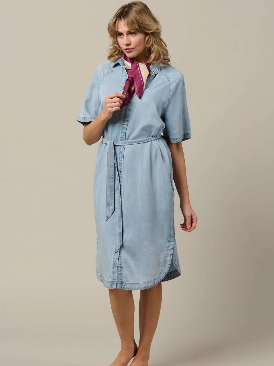 &Co Woman blousejurk lichtblauw
