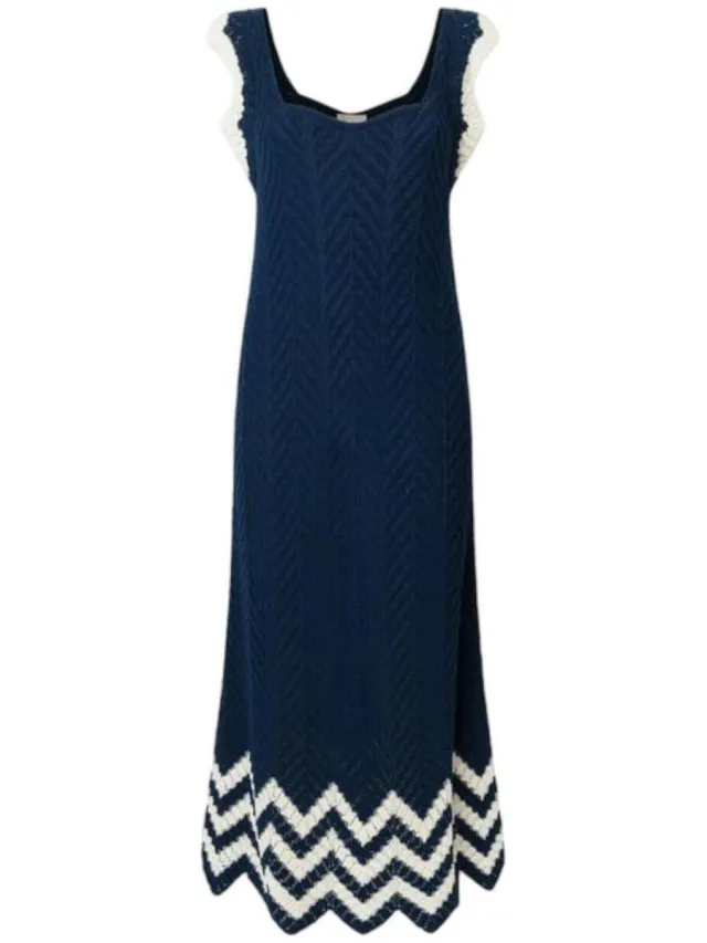 Pepe Jeans Lange Jurk Pepe jeans PL953717 588 Blauw