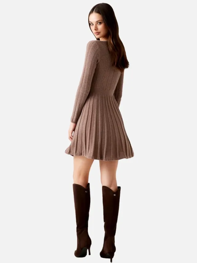 Guess Damesjurk Guess Morgan zijde taupe