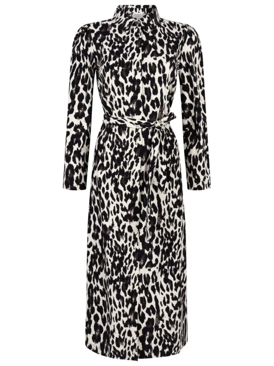 Zoso travelstof blousejurk met print - zwart, foto 2