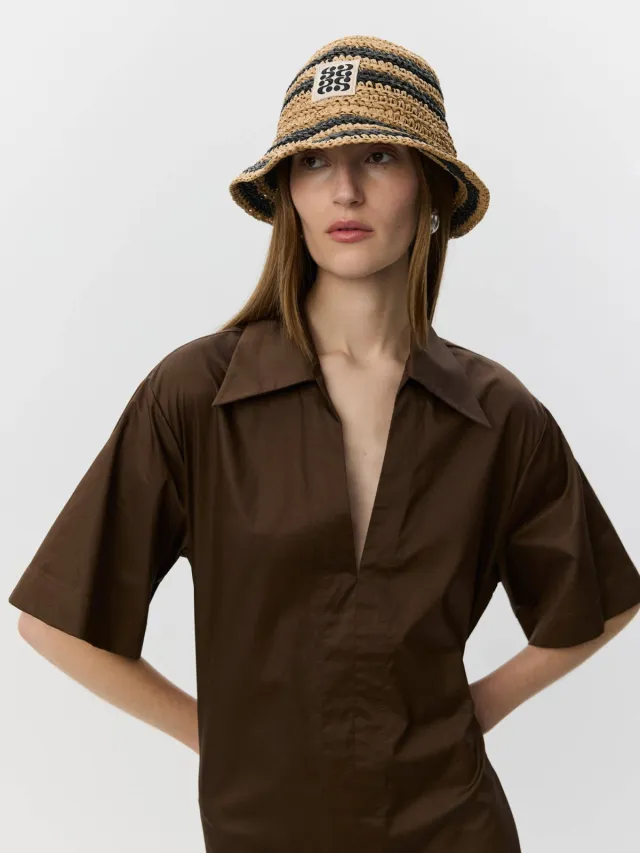 Sofie Schnoor maxi jurk bruin, foto 4