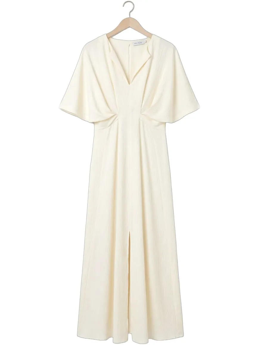 COPENHAGEN MUSE Dames Jurken Cmvianna-dress - Ecru, foto 2