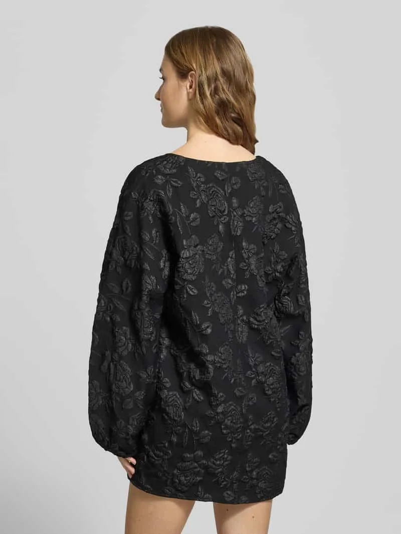 Gina Tricot Mini-jurk met V-hals zwart, foto 3