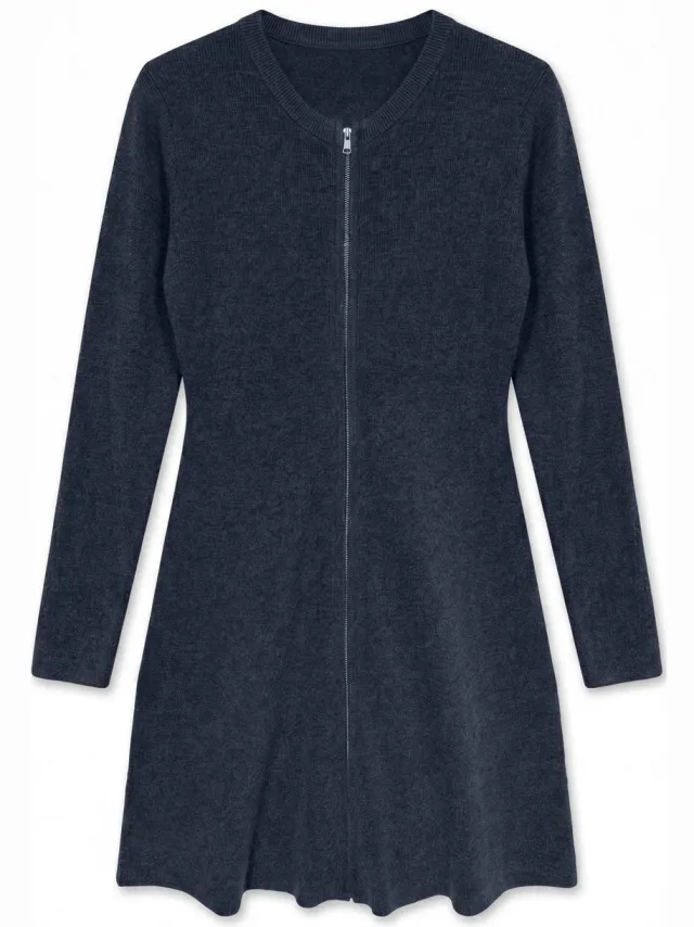 Vero Moda Gebreide jurk AWJESSICA Korte jurk Navy Blazer 1