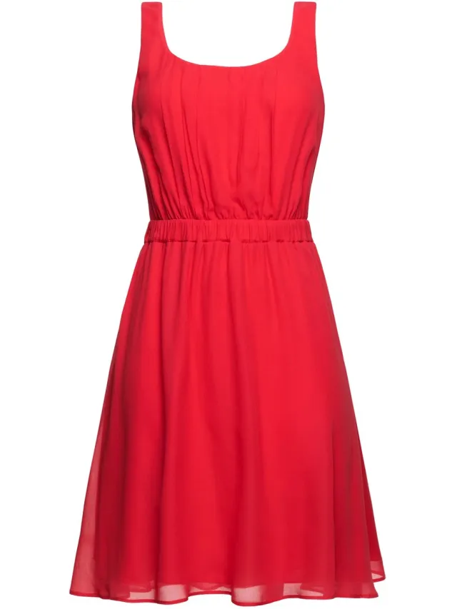 Patrizia Pepe • rode jurk met open rug • maat 34 (IT40) Rood