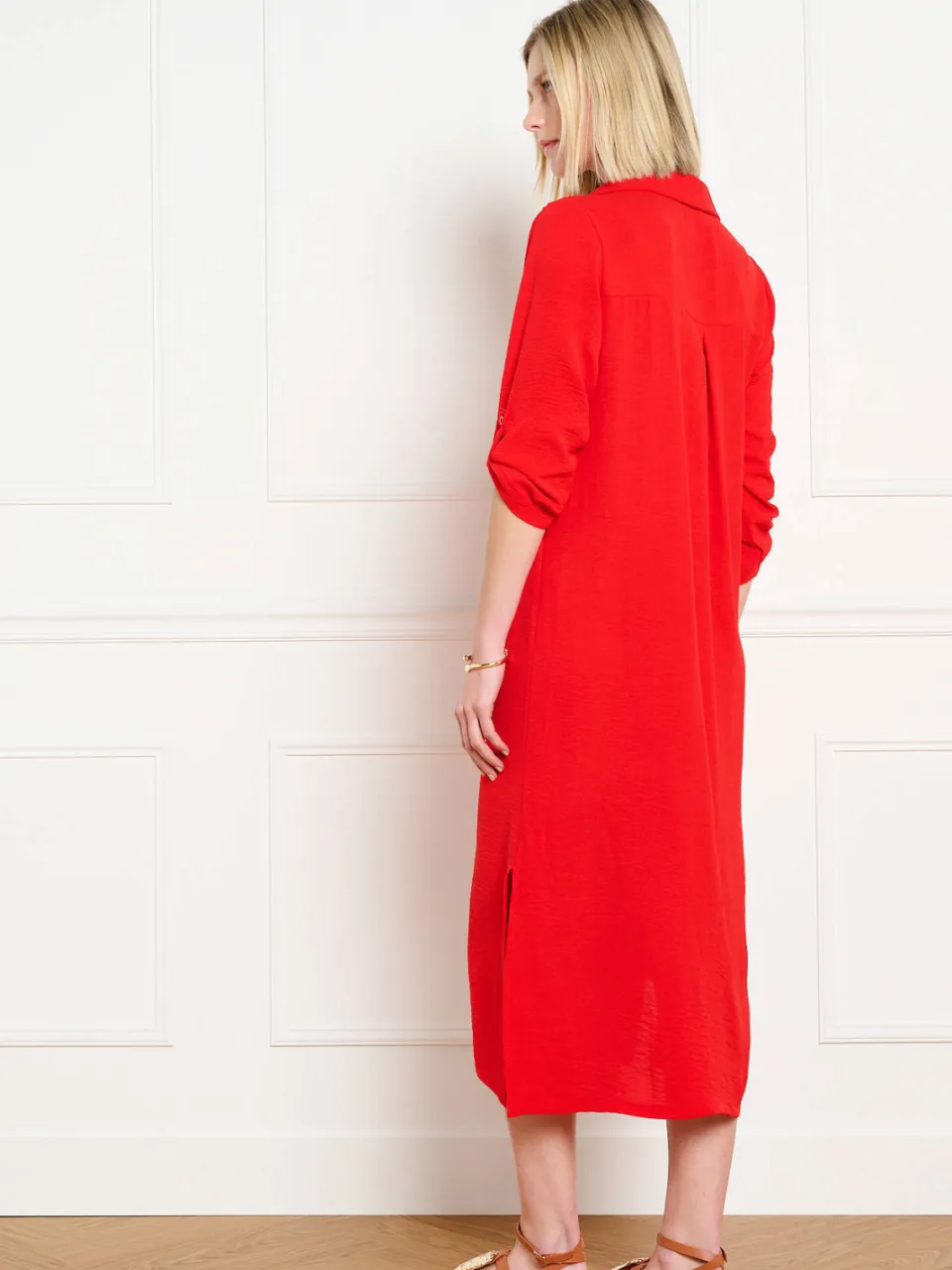 LOLALIZA blousejurk rood, foto 5