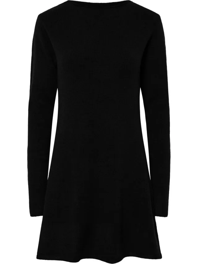 Pieces midi-jurk PCJUNNA Black