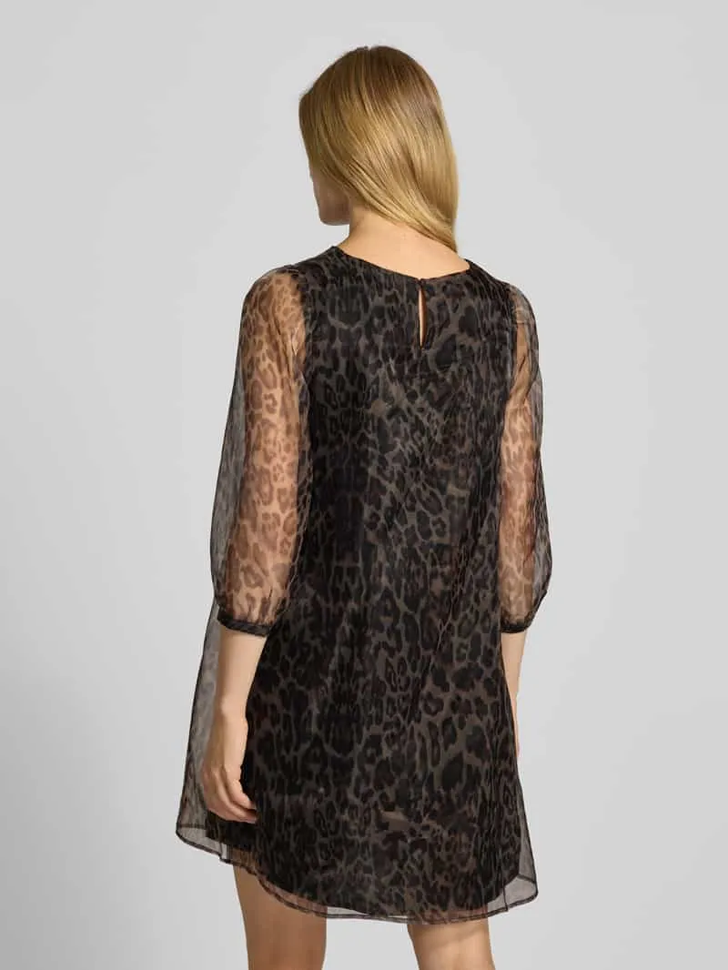 Christian Berg Woman Selection Knielange jurk met 3/4-mouwen beige, foto 3