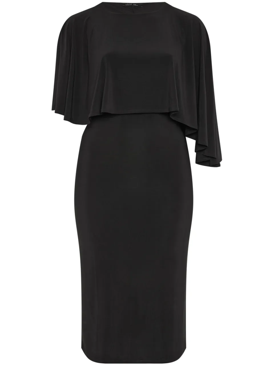 Limited Collection Zwarte Jurk Met Cape, foto 4
